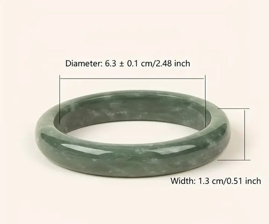 Organic Jade bangle