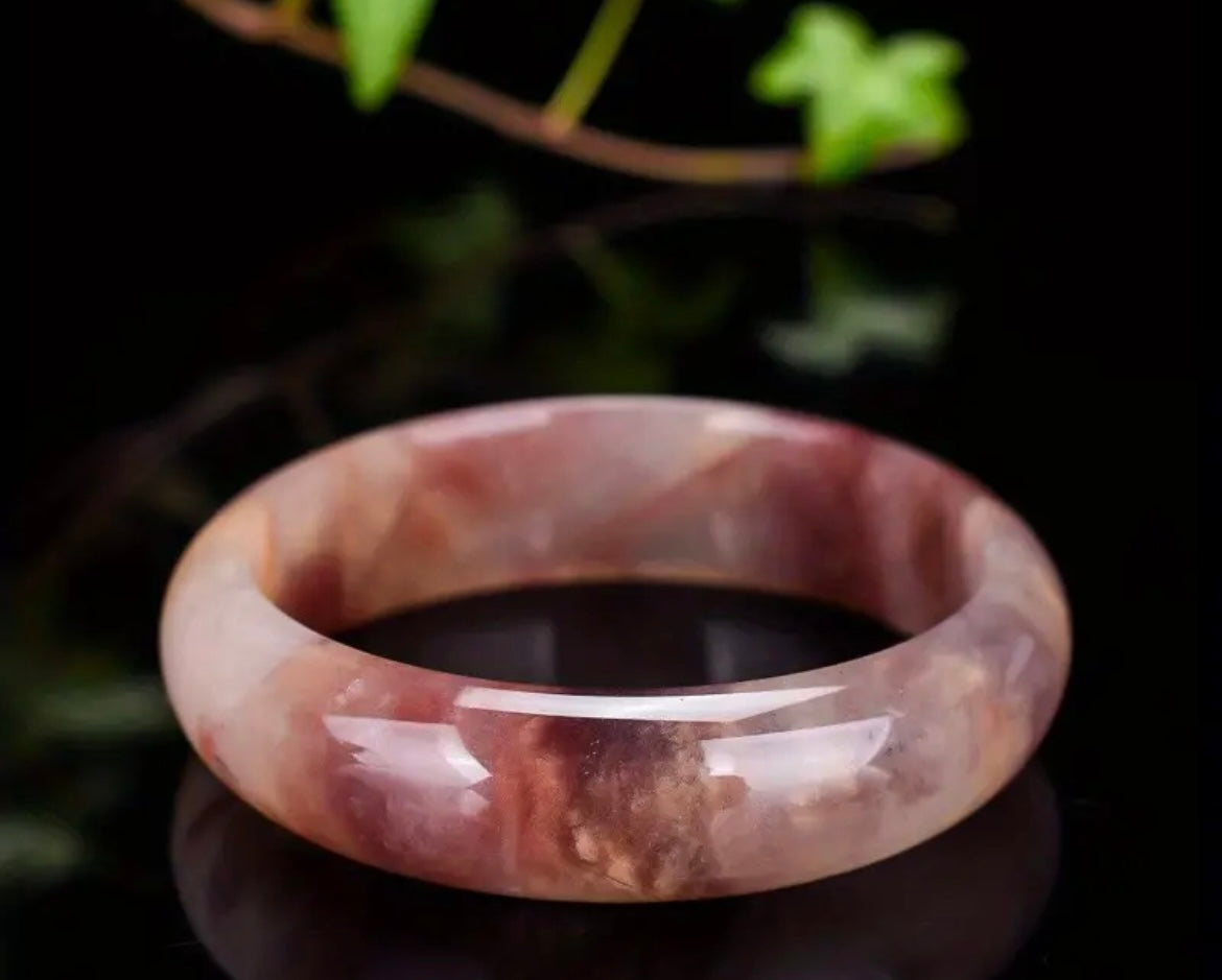 Organic Jade bangle