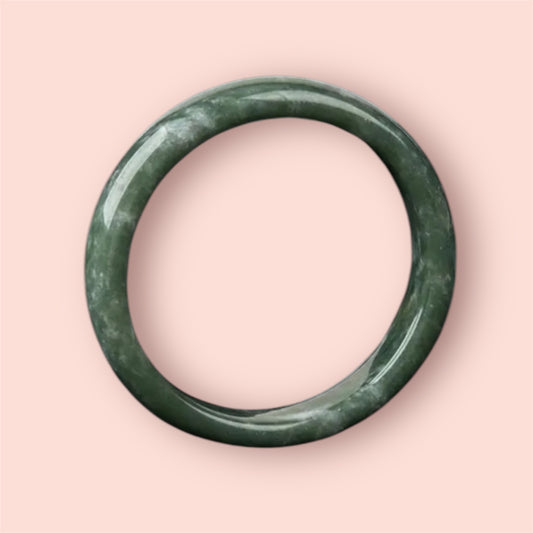Organic Jade bangle